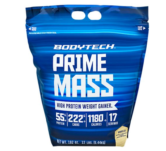 BodyTech Prime Mass - Vanilla (12 lbs./17 Servings)